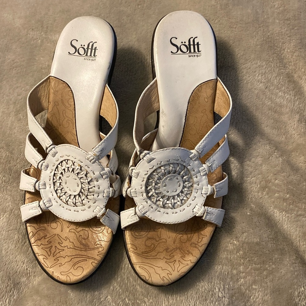 Softt sandal White 8.5 N